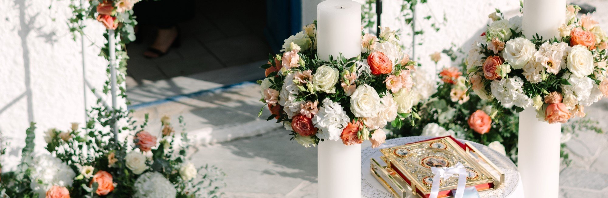 Mina & Thanos – a Romantic Pastel-Colored Wedding in Andros