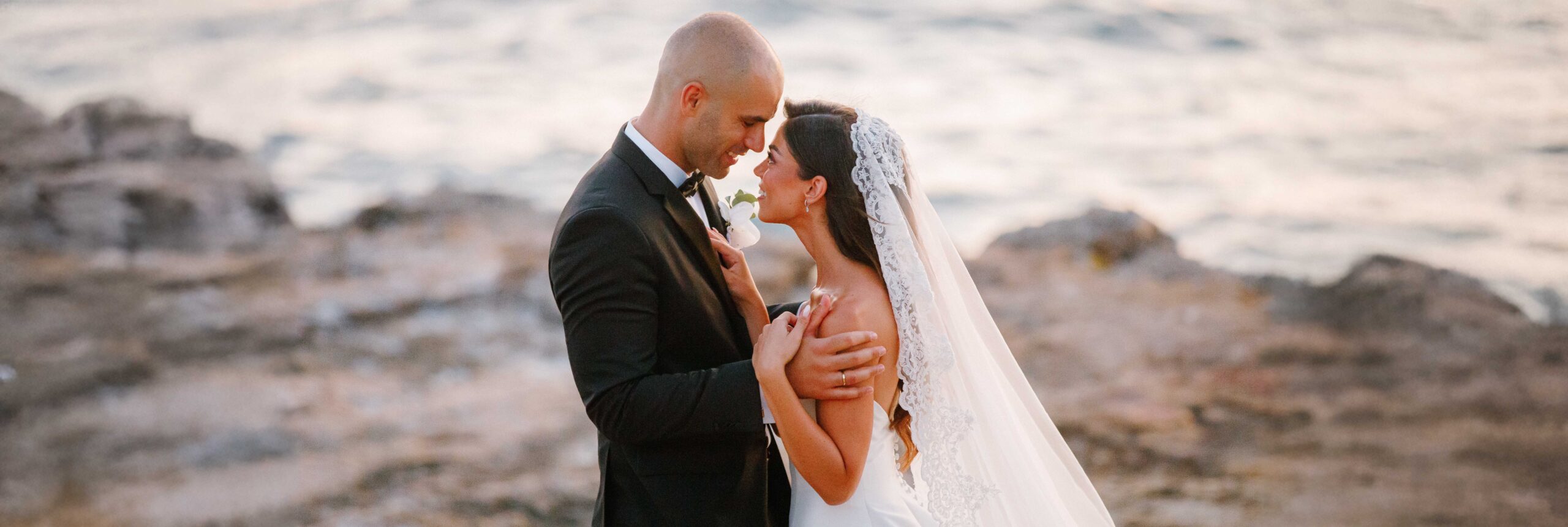 Rallou & George – A White Wedding with an island feel in the Southern Peloponnese
