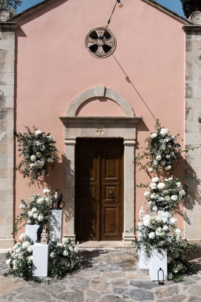 Destination Wedding in Crete by Oniranthi luxury Floral Designers