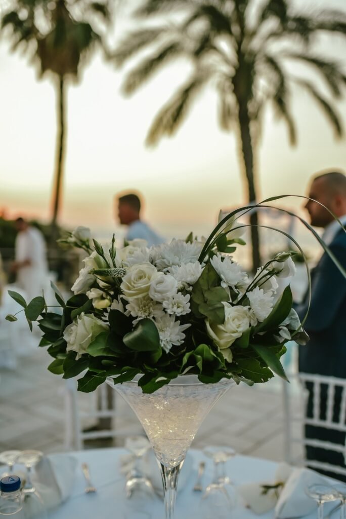 Wedding decoration at Anthidon Estate in Evia