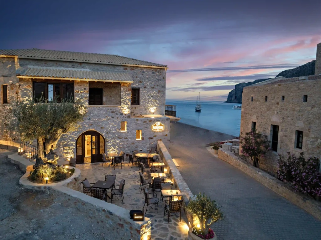 KaSeas Boutique Hotel in Gerolimenas for Weddings in Mani