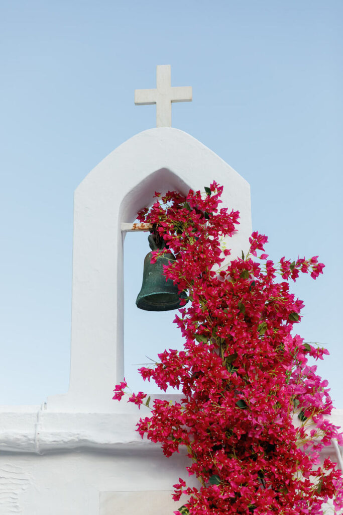 Elias & Mikaela Wedding iin Andros Church Bell