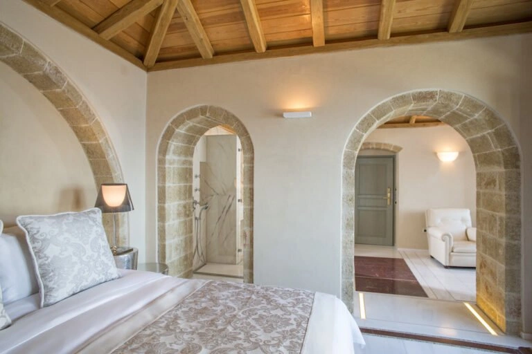 Luxury Suite at Moni Emvasis wedding venue in Monemvasia
