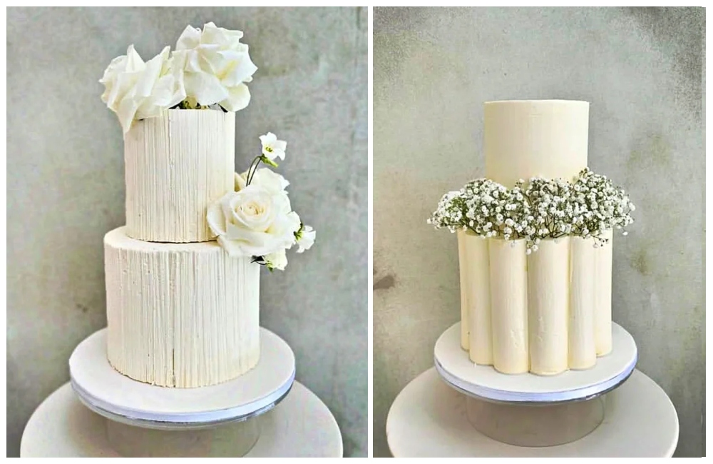 all white wedding cakes - Cake Boutique Corfu