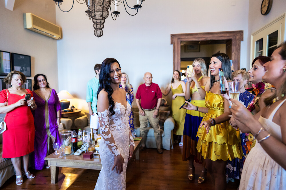 A romantic wedding in Syros - Ilia & Flavio
